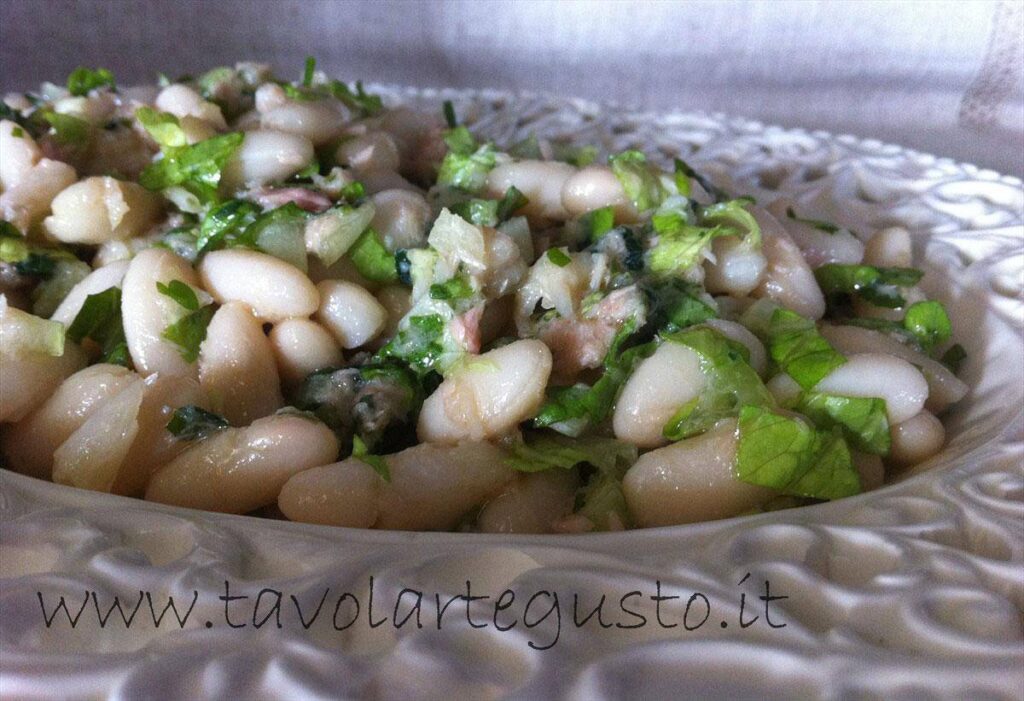 Insalata Di Fagioli Tonno E Lattuga Ricetta Insalata Di Fagioli