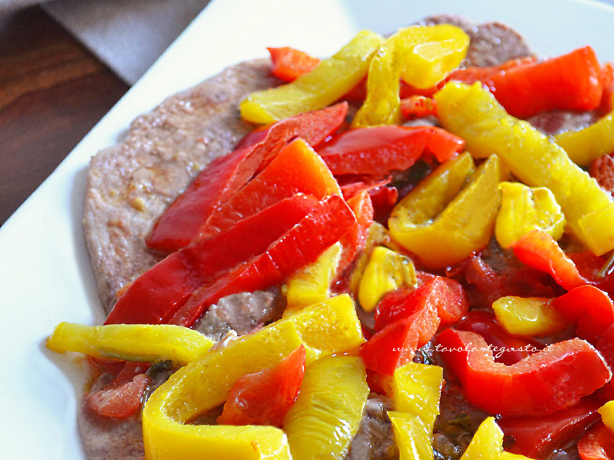 scaloppine ai peperoni ricetta