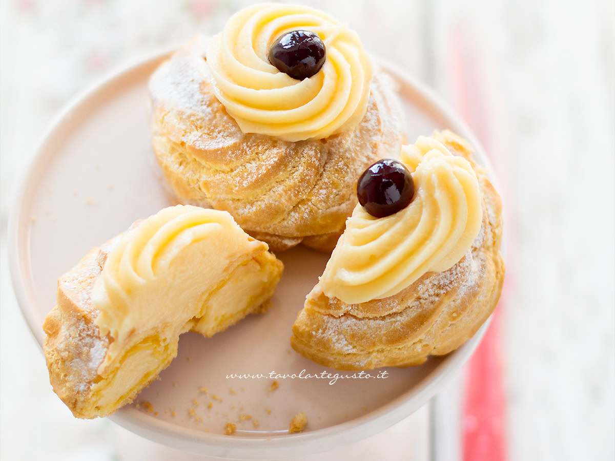 Zeppole di San Giuseppe al Forno - Ricetta Zeppole di San Giuseppe al forno