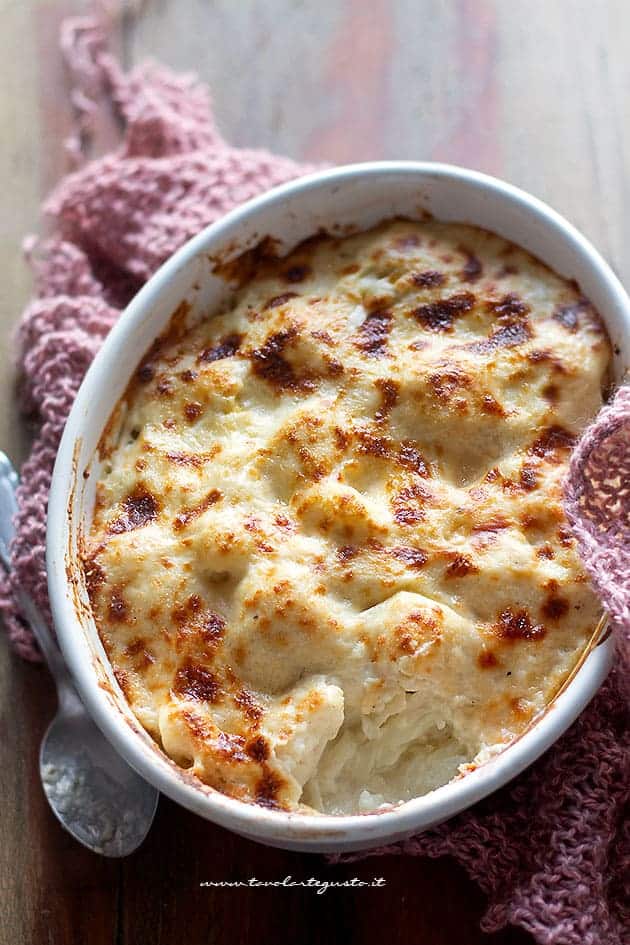 Cavolfiore gratinato (contorno ricco, saporito e veloce!)