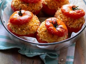 Pomodori Ripieni Di Riso: Ricetta Originale E Varianti Con Foto Passo Passo