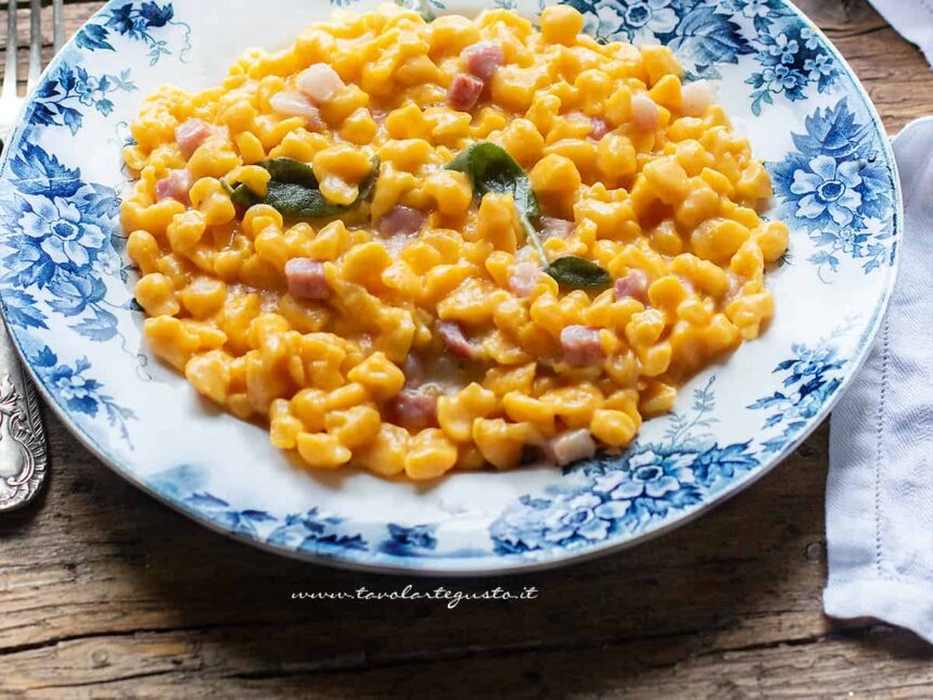 spatzle alla zucca