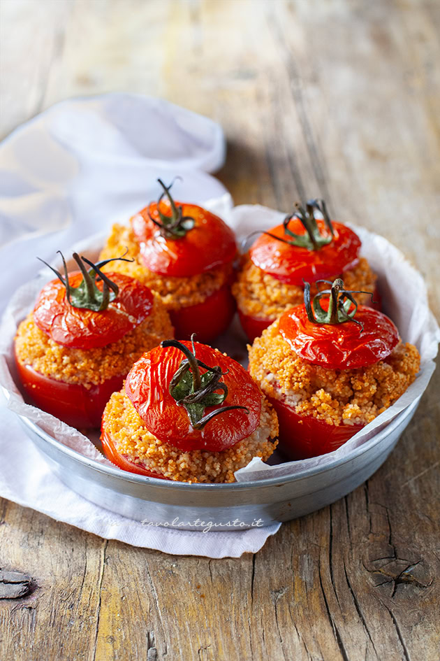 pomodori ripieni con cous cous