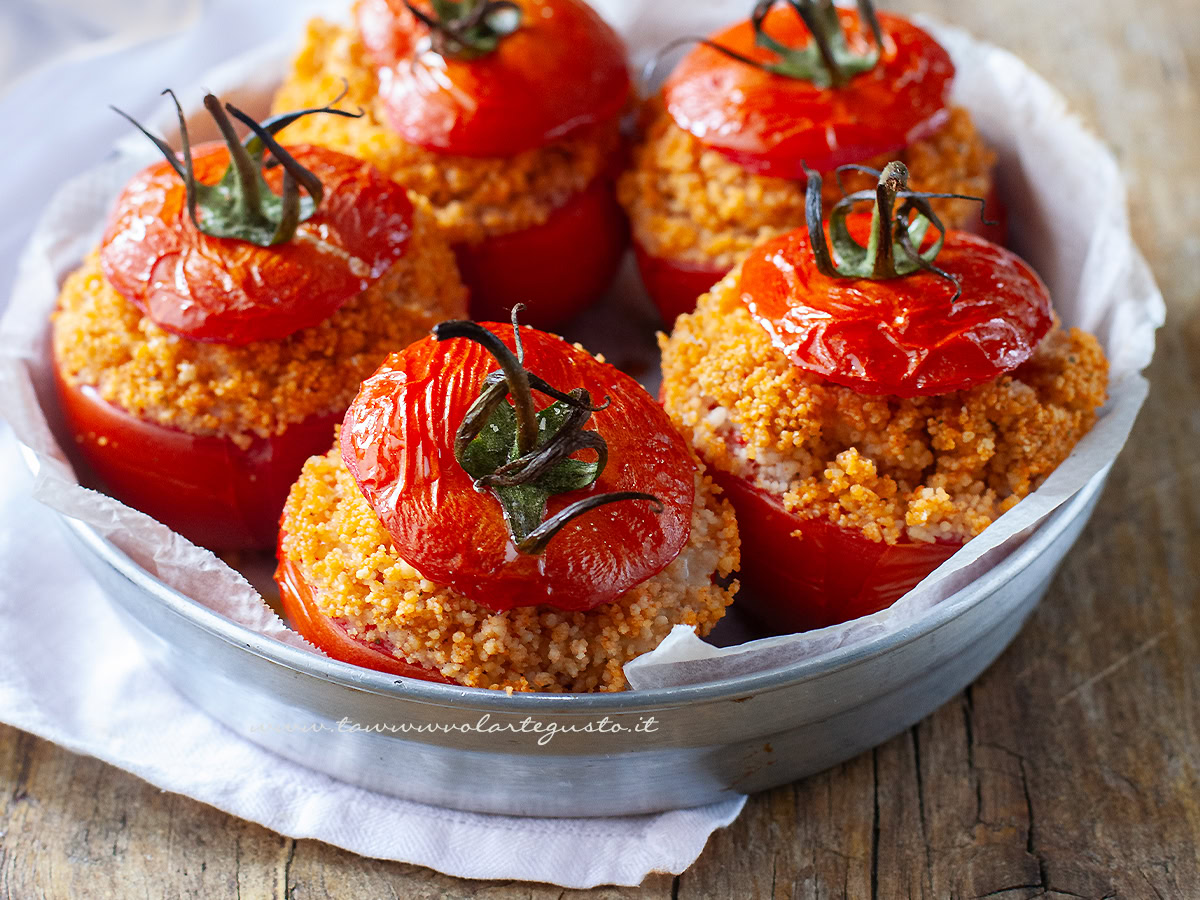 pomodori ripieni di cous cous