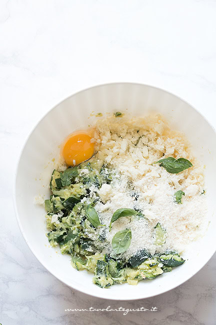 impasto per polpettone di zucchine