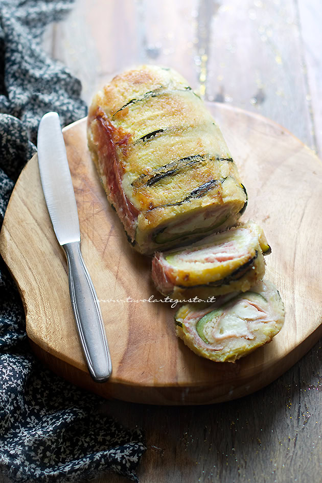 ricetta rotolo di zucchine