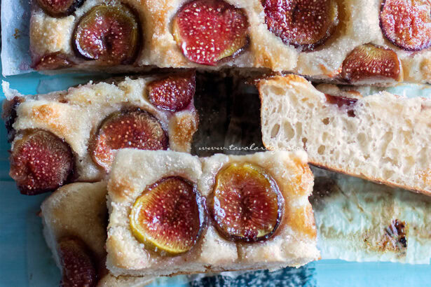 focaccia con fichi