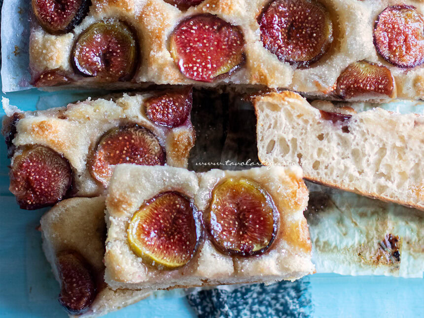 focaccia con fichi