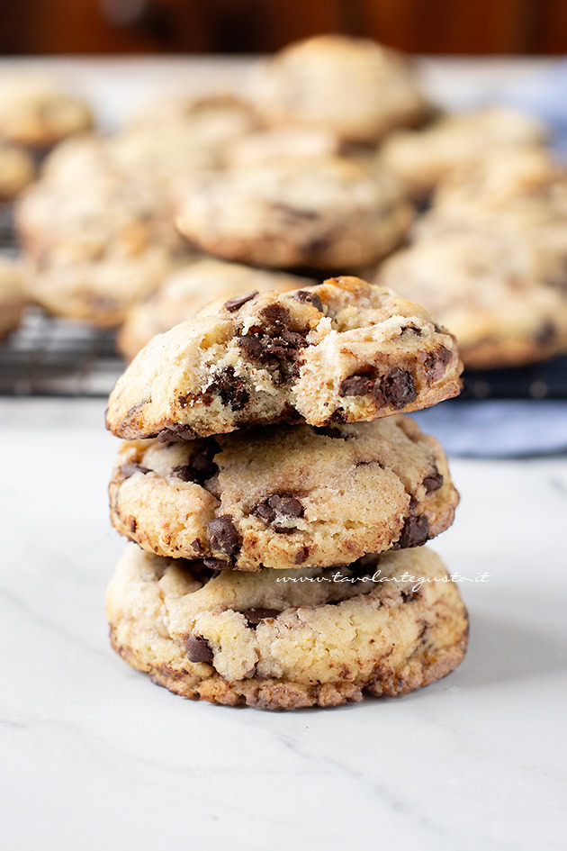 cookies senza zucchero con gocce di cioccolato