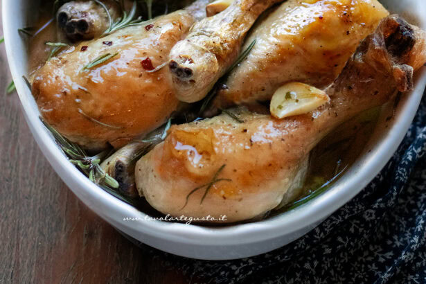 cosce di pollo al forno ricetta