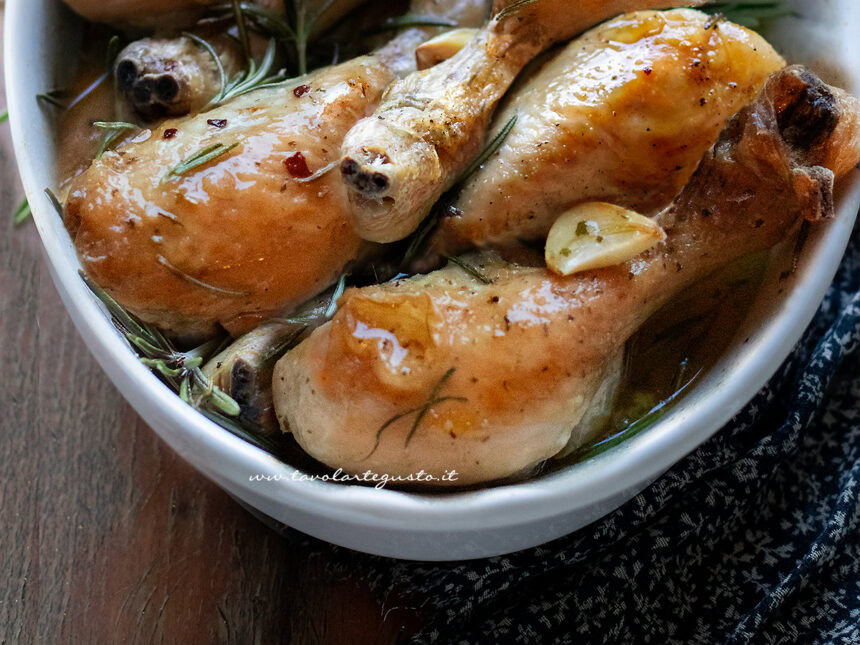 cosce di pollo al forno ricetta