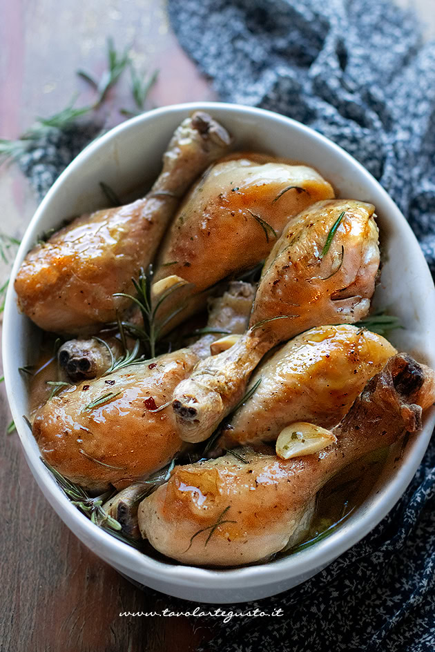 cosce di pollo al forno