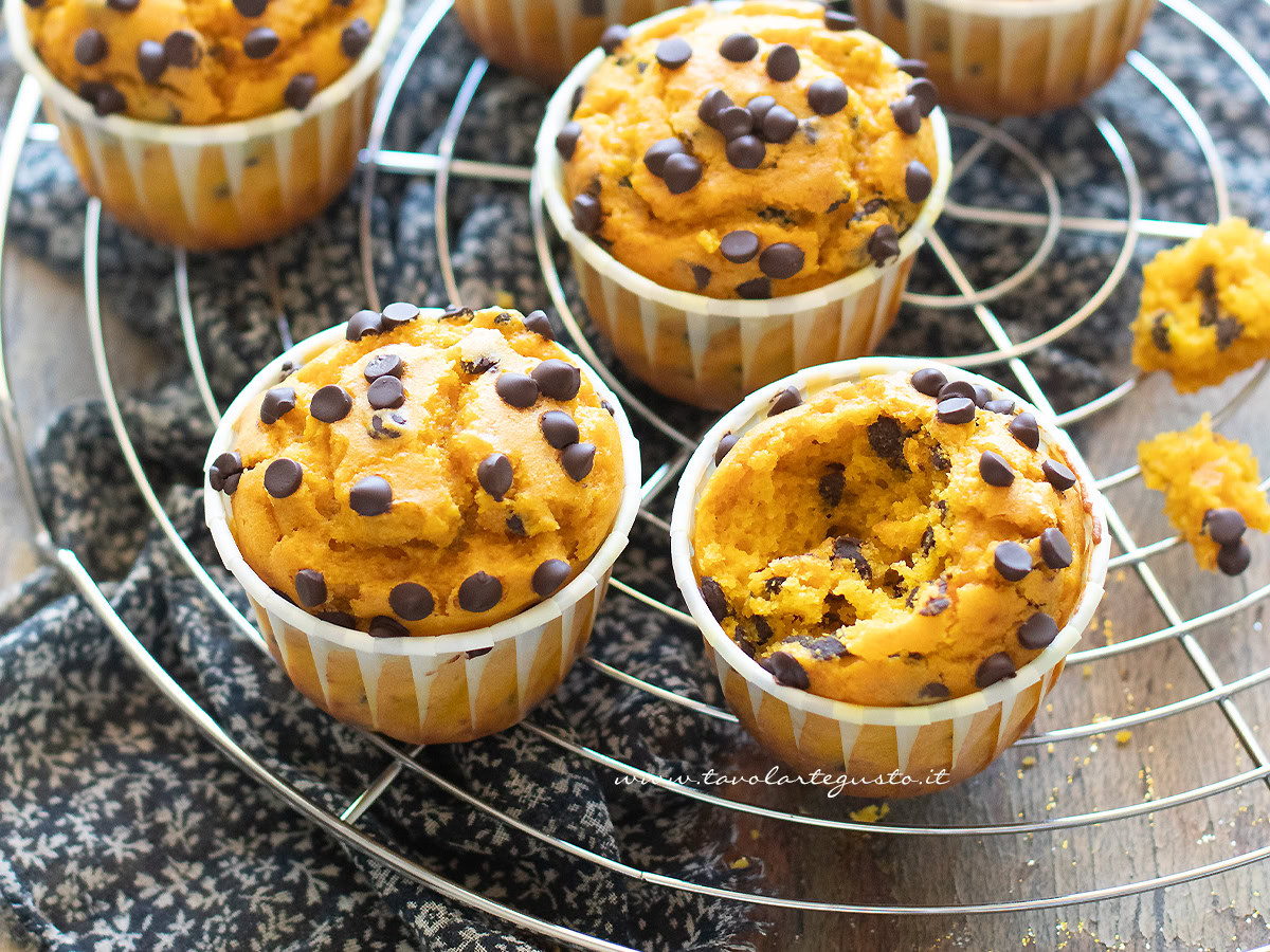 Muffin alla zucca dolci (Ricetta in 10 minuti!)