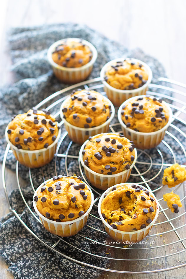 Muffin alla zucca ricetta