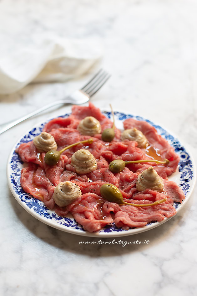 ricetta carpaccio tonnato