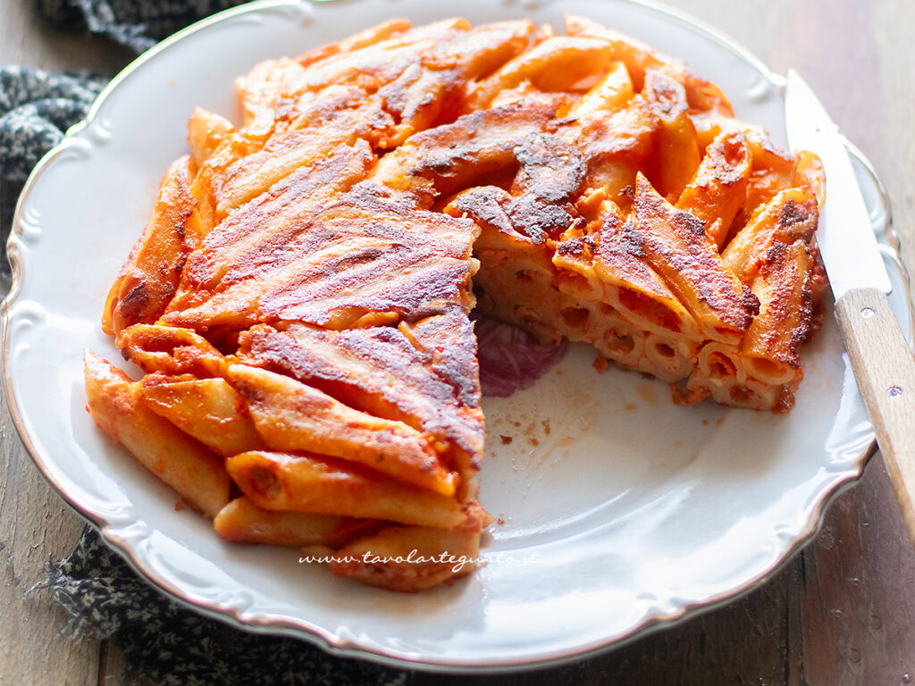 Frittata di pasta avanzata
